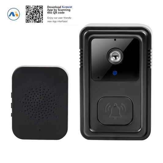 Tuya Wireless Wifi Doorbell Camera Video Two-Way Intercom Doorbell Smart Home Voice Change Doorbell Night Vision Security Camera